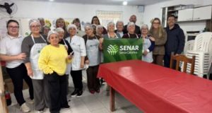 Mulheres do Passagem concluem curso de produção de massas em Tubarão Foto: Divulgação/PMT