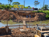 Ponte do Campestre recebe concretagem das estacas em Tubarão