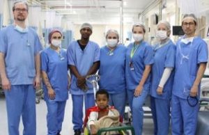 Hospital Nossa Senhora da Conceição realiza primeiro tratamento de aneurisma carotídeo em criança Foto: HNSC/Divulgação