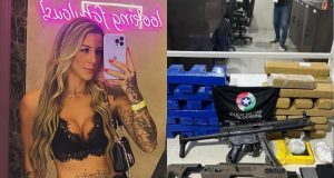 Cabeleireira é Presa com Submetralhadora MP5 e 40 kg de Drogas em Tubarão