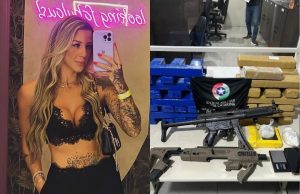 Cabeleireira é Presa com Submetralhadora MP5 e 40 kg de Drogas em Tubarão