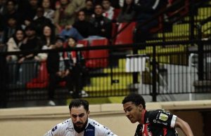 Tubarão volta da derrota com empate contra Joinville no Catarinense Futsal Joinville x Tubarão - Catarinense Série Ouro — Foto: Dudu Vieira