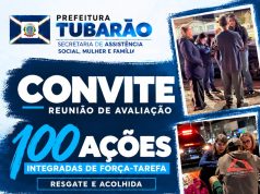 Tubarão avalia 100 ações integradas de resgate e acolhida