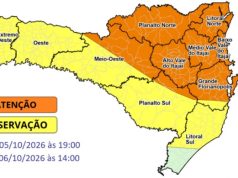 Defesa Civil Alerta para Chuvas Persistentes em Tubarão Entre Segunda e Terça