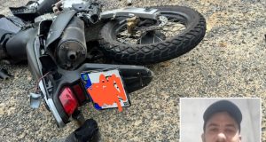 Motociclista morre após acidente em Braço do Norte e internação em Tubarão
